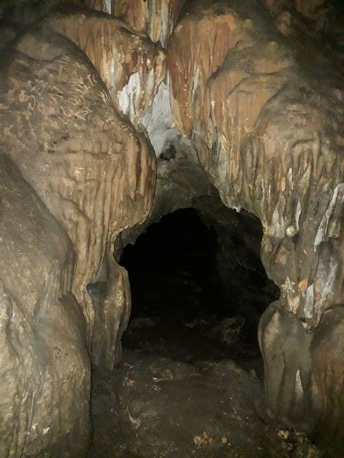 no daylight inside the cave