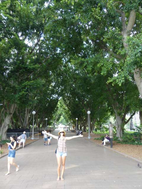 Me in the avenue