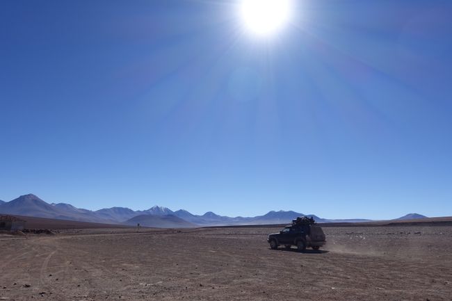 Traveling from the Salar de Uyuni to Chile