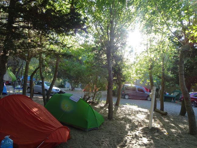 Our campsite 