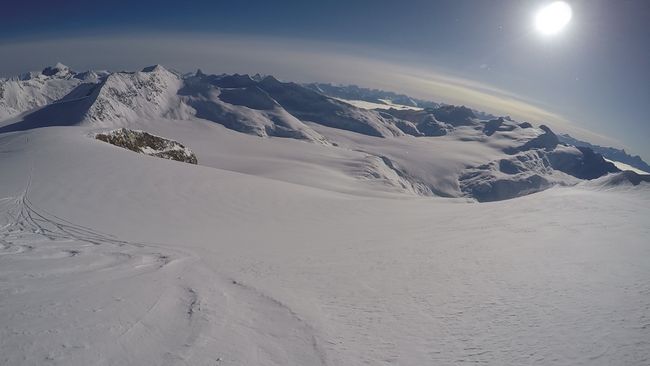 View from the second run