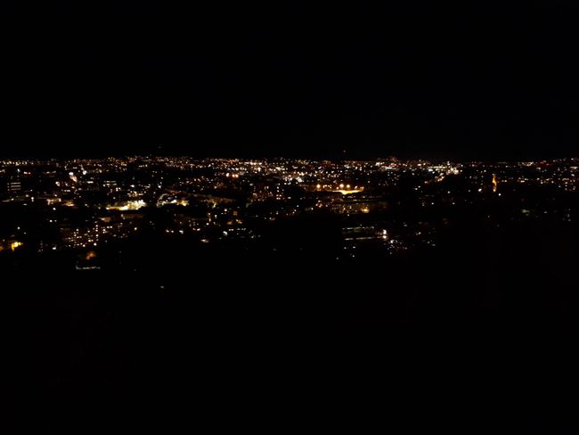 View of Oslo at night