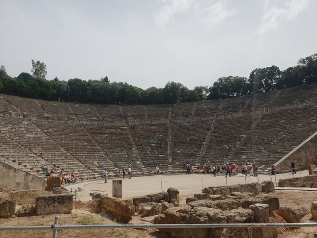 Canal of Corinth and Acoustic Wonder in Epidaurus