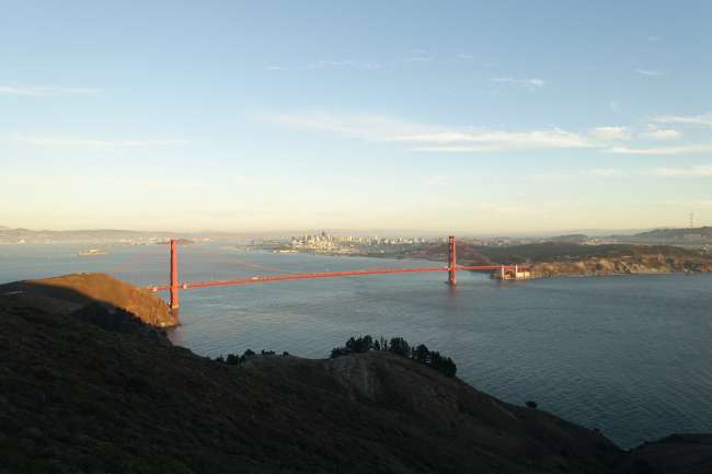 Golden Gate bei Sonnenuntergang
