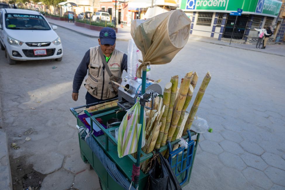 Sugar cane juice vendor