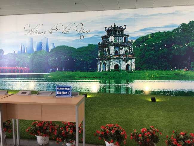 Welcome at Hanoi Airport Vietnam 😊