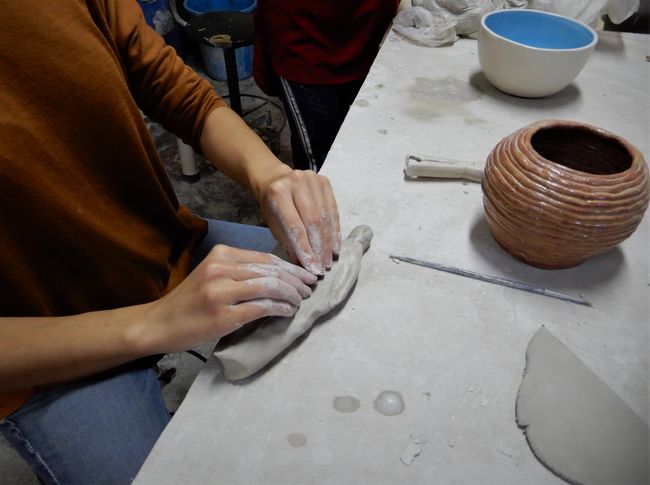 Then: blind pottery