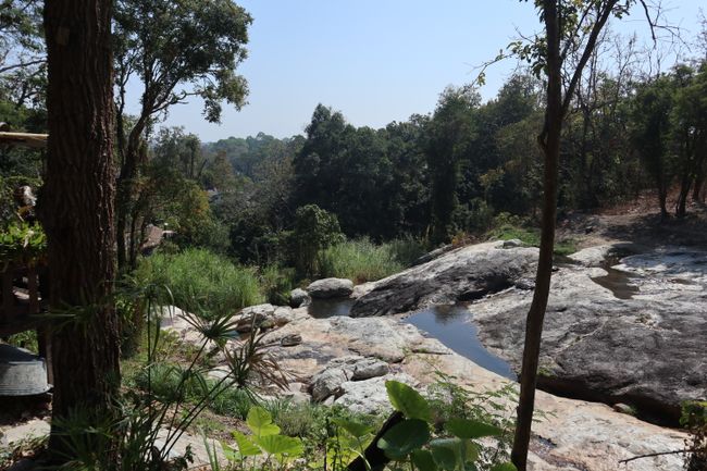 The grounds of the Huay Kaew Waterfall.