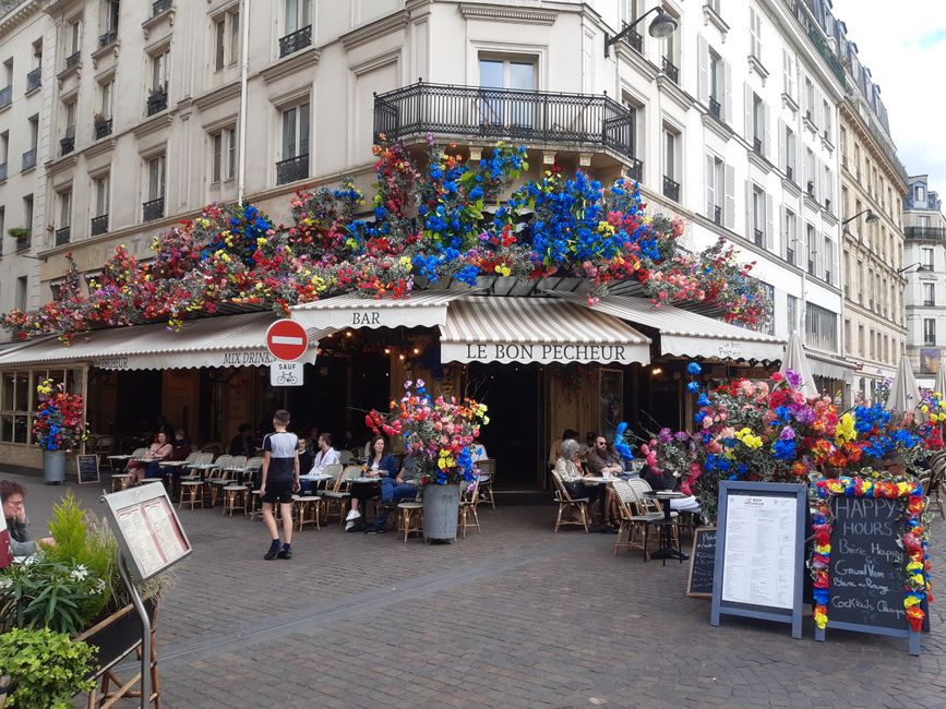 Paris. Restaurants bei Les Halles