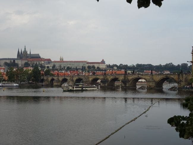 Uitsig oor die Praagse kasteel