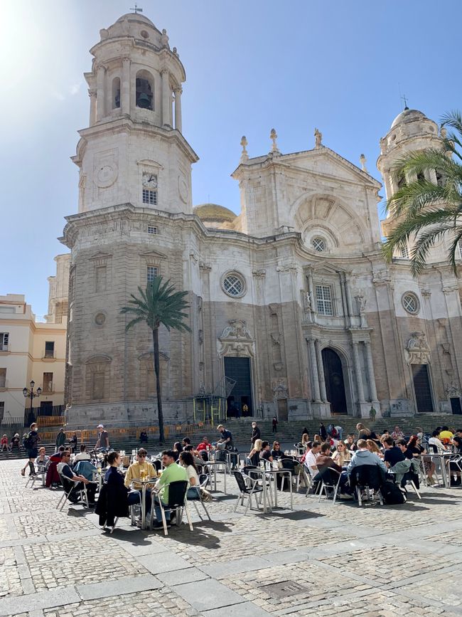 Die Kathedrale von Cádiz.