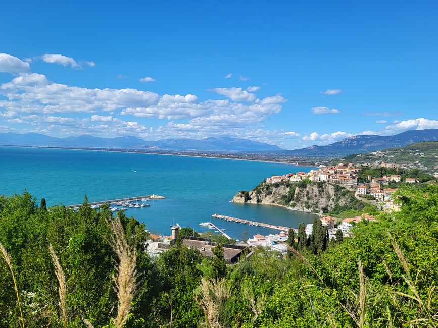 Mediterranean coast towards Agropoli