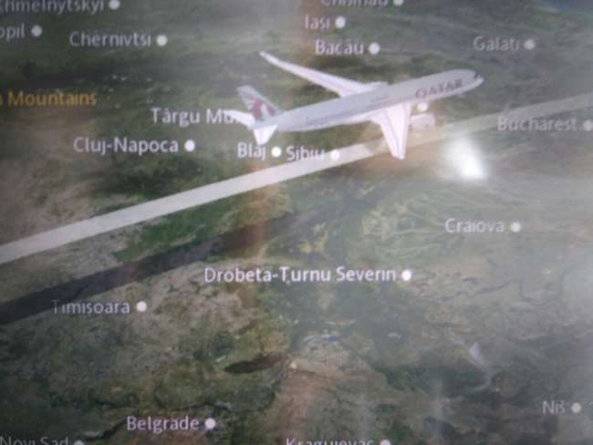 Flights over Romania