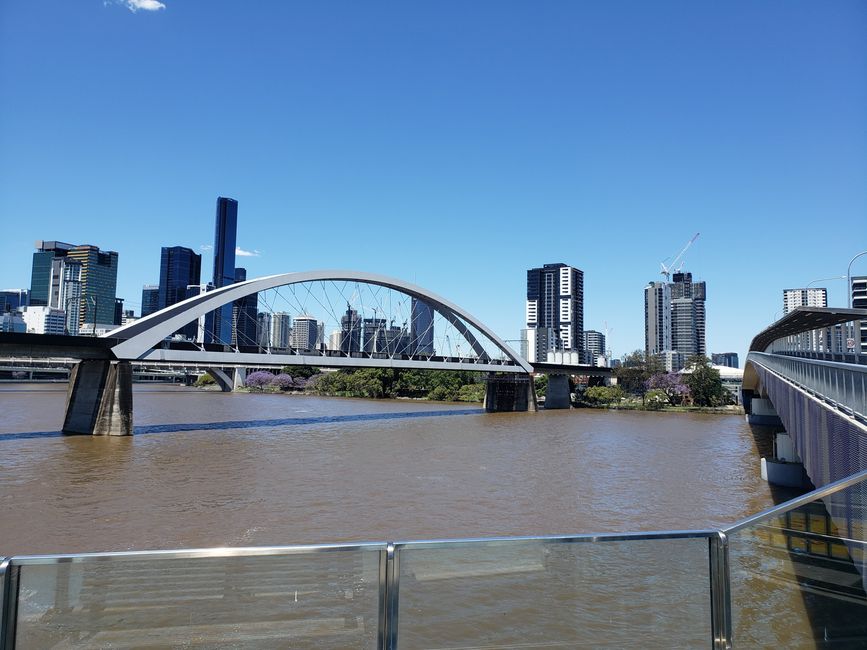 Brisbane - West Ende und Brisbane River