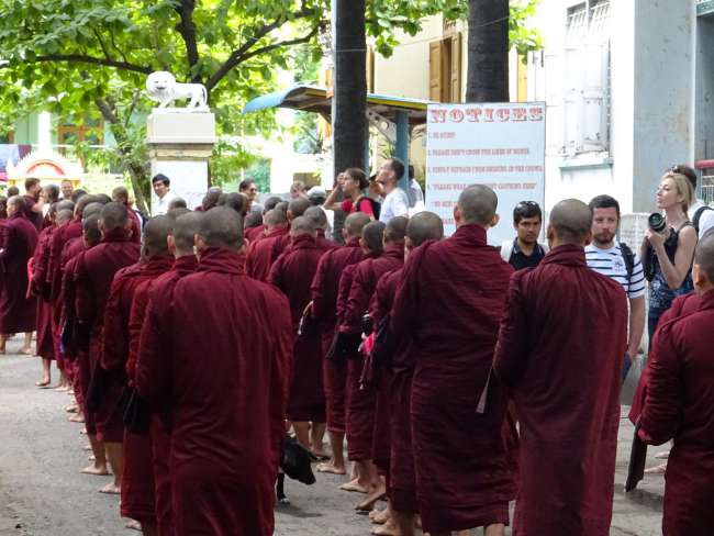 In Mandalay, following in Buddha's footsteps