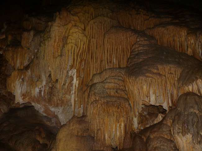 One of the various limestone caves