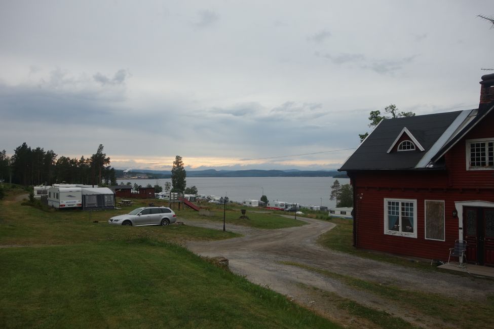 Blick über den Fjord bei Härösand