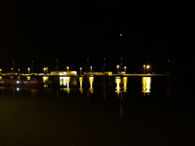 Port at night I