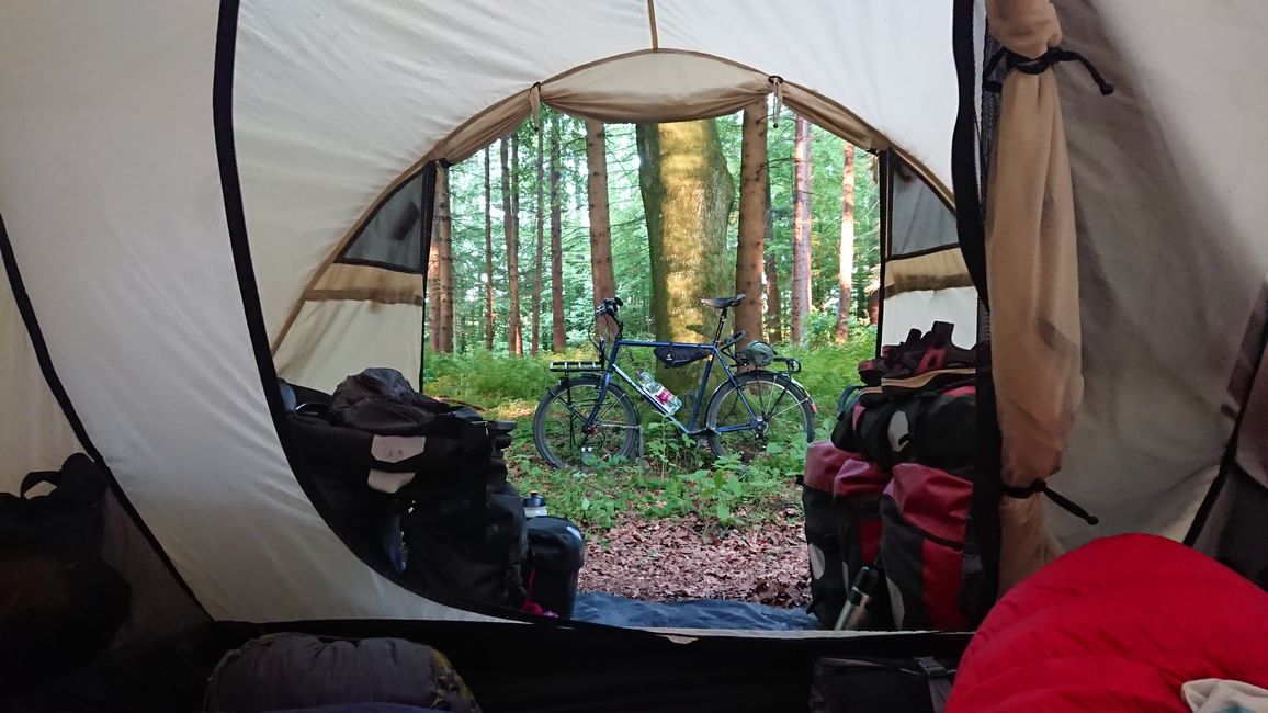 Camping in the Upper Bavarian Forest