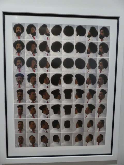 Picture in the exhibition on the theme of 'hair'
