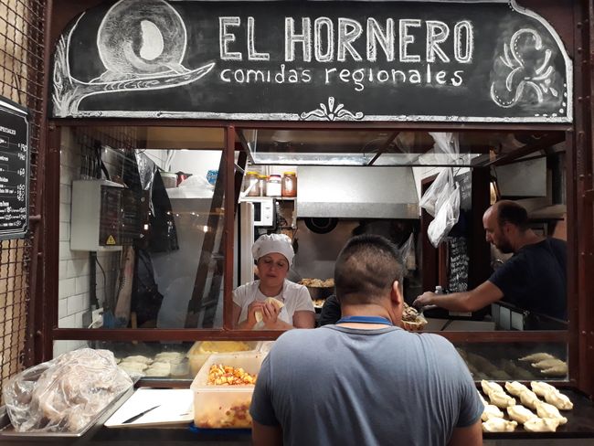 Hausgemachte Empanadas in San Telmo
