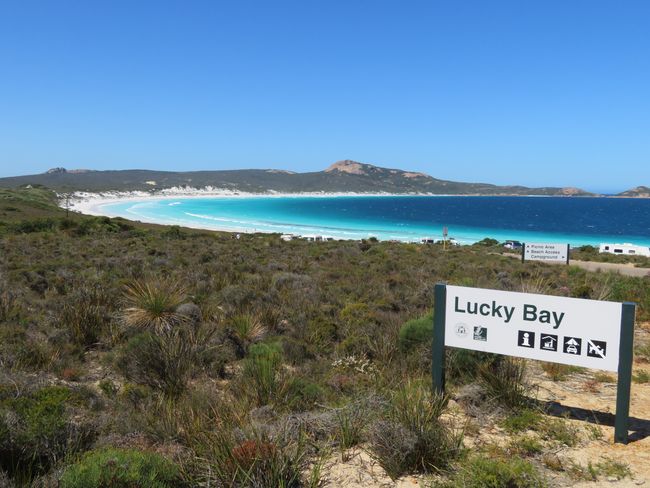 Access to Lucky Bay