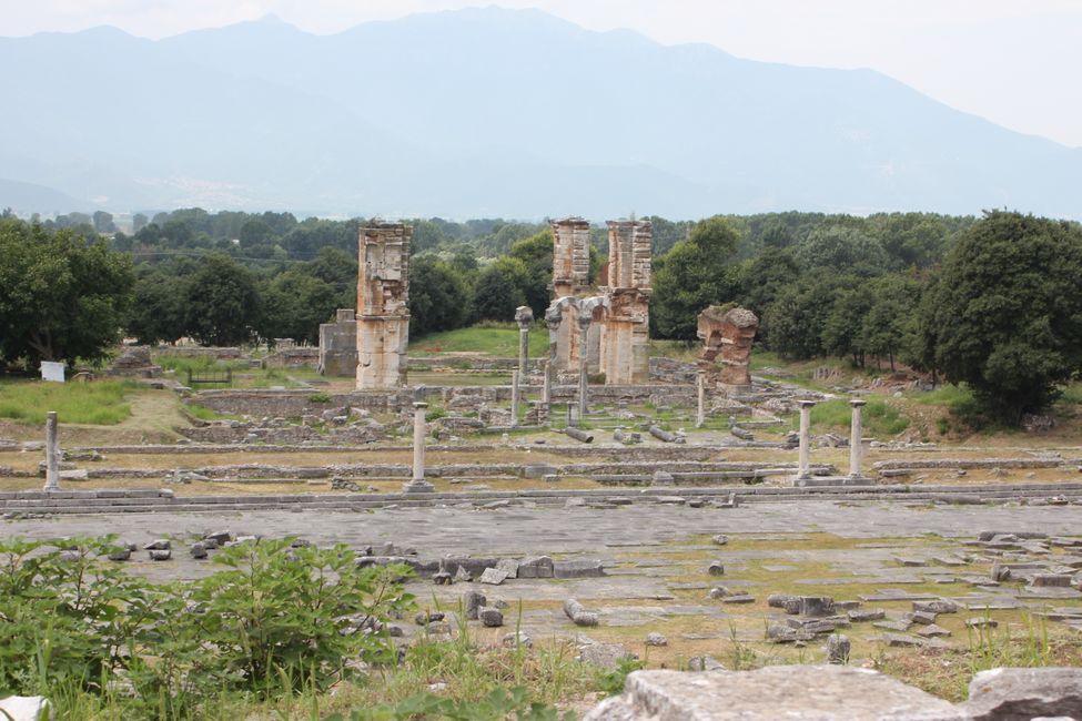 Day 4 - Departure from Kerkini, visit to Philippi, through Kavala to Thassos and to the final destination Aliki