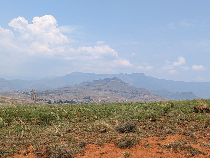 Landschaft auf unserer Tour zum Park