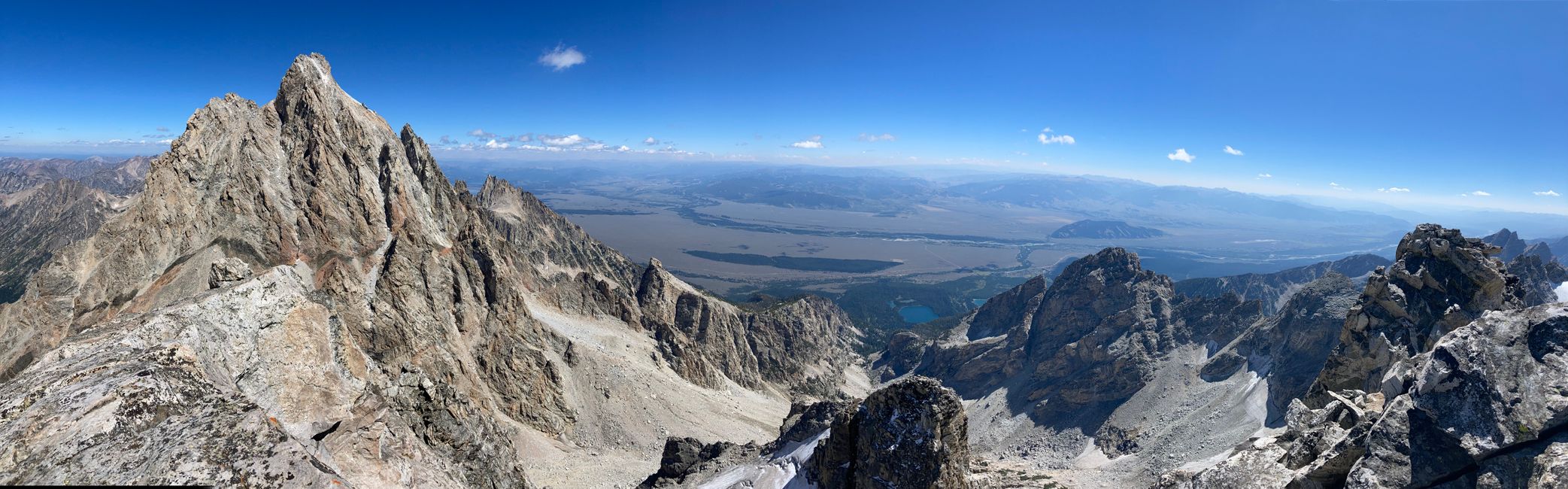 Middle Teton Gipfelglück