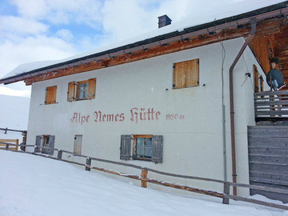Alpe Nemes im Winter