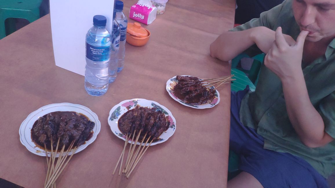 Sate with lamb
