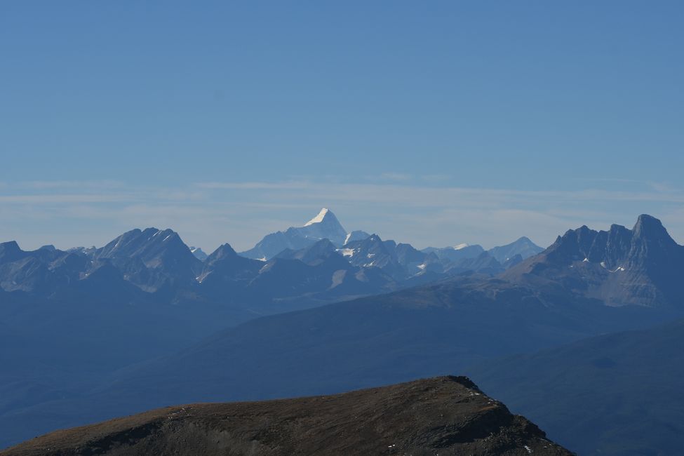 Mount Robson in der Ferne