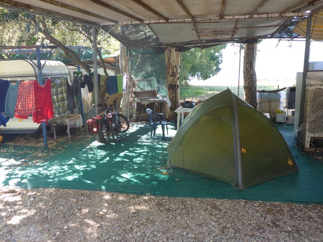 Camping in Mytikas