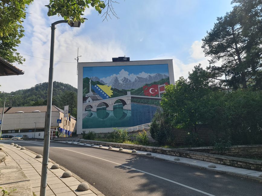 Auch im kleinen Konjic versucht die Türkei präsent zu sein.
