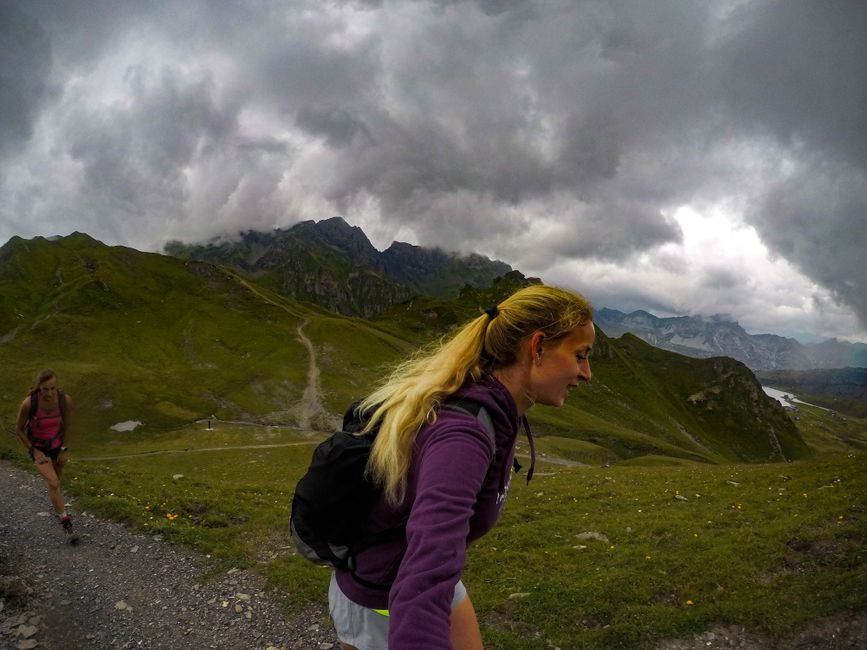 Two days of hiking in Engelberg with mom - in sunshine and thunderstorm