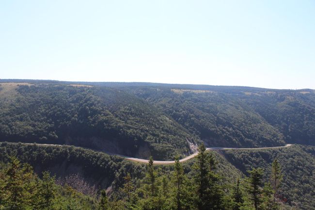 view on the Cabot Trail