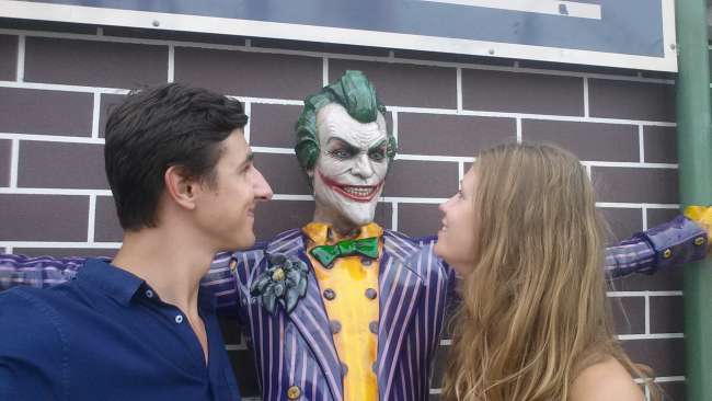 And finally, a meeting with the Joker
