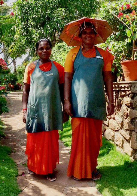 The hardworking garden helpers. PS: You can buy the hat in our shop. So if anyone is interested?!