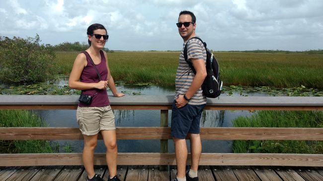 Luzi & Martin on an Everglades hike