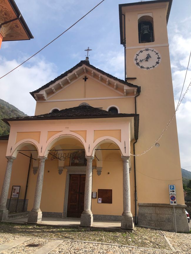 Die Kirche von Bracchio: unsere Umleitung