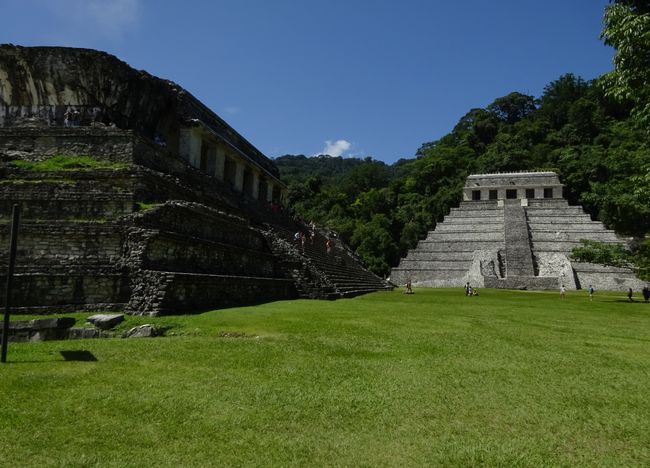 Maya-Ruinen in Palenque: ein beeindruckender Anblick
