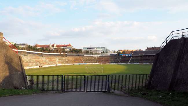 Stadium behind Lužánky