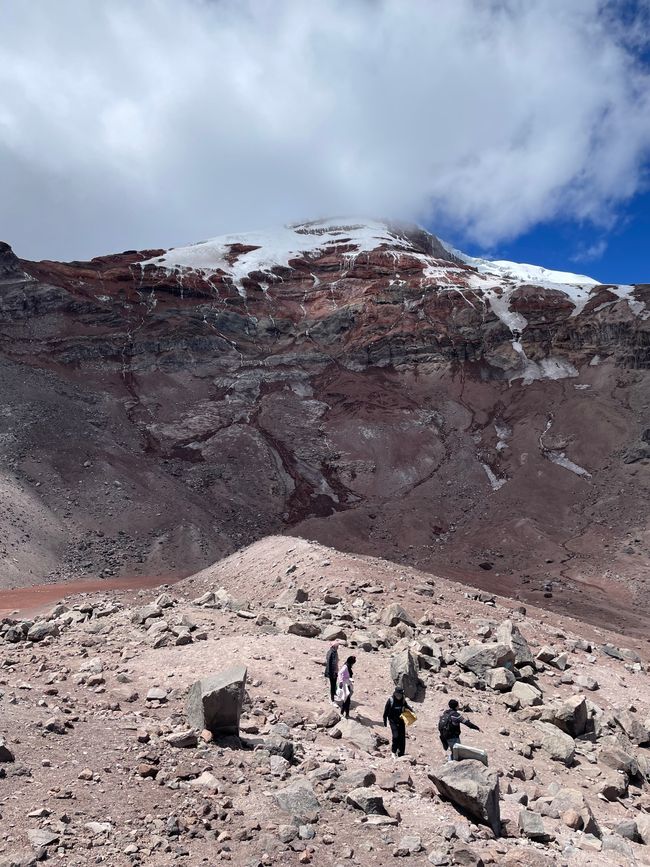 Chimborazo von etwa 5100 m Höhe