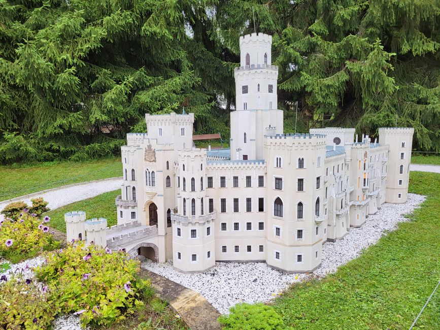Modell Schloss Hluboká nad Vlatavou