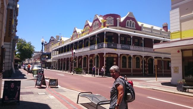 Fremantle, a suburb of Perth with many houses from the 19th century or the early years of the 20th century.