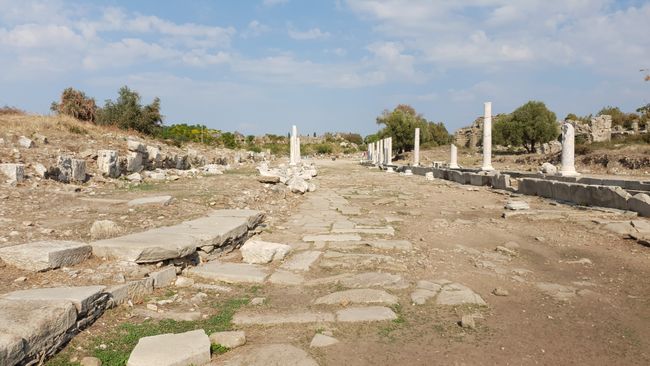 Die Ruinen der Römischen Stadt Side 