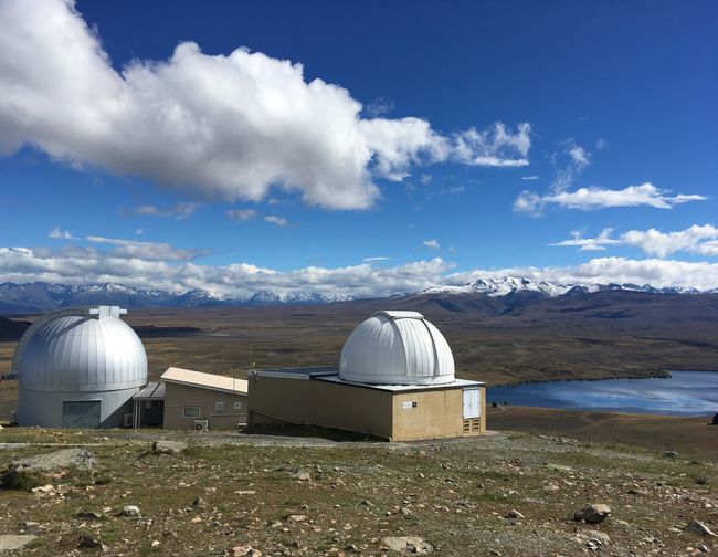 Das Observatorium auf dem Mt. John 