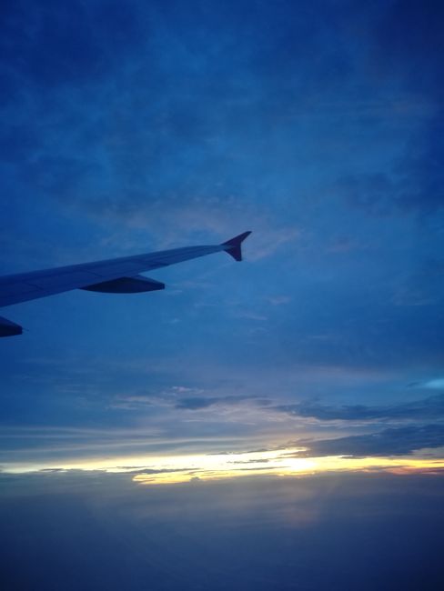Flug nach Indonesien