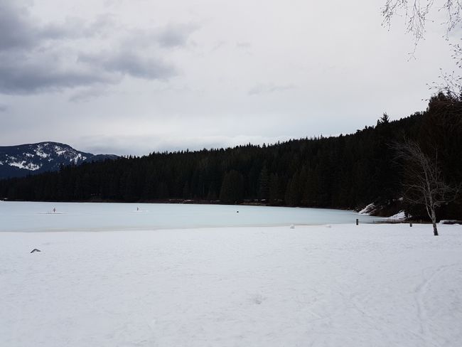 der gefrorene Lost Lake
