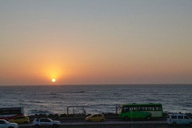 Der Sonnenuntergang vom Café del Mar aus.